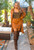 New York New York Trench Coat Brown