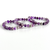 Chevron Amethyst Bracelet