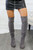 Set The Bar Pointed Toe Knee High Boots Grey