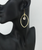 Genuine Crystal & Pendant Earrings 