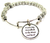 I Love My Grandkids To The Moon And Back Metal Beaded Bangle Bracelet