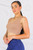 Asymmetrical Neck One Sleeve Crop Top