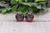 Leopard Heart on Red || Stud Earrings