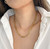 GEMMA GOLD ROPE CHAIN NECKLACE