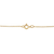 10K Yellow Flashed .925 Sterling Silver 1/4 Cttw Champagne Diamond Filigree Cross Pendant Necklace (K-L Color, I1-I2 Clarity) - 18"