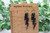 Colorful Confetti Lightning Bolts with Star || Acrylic Dangle Earrings || Hypoallergenic