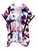 Multi Morning Glory Flower Kimono