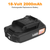 18V 2.0Ah Rechargeable Replacement Battery Fit 