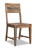 Set Of 2 Solid Mango Wood Dining Chairs