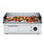 W Stainless Steel Ribbed Griddle Commercial Grill BBQ Hot Plate **