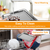 2Pcs Air Fryer Basket Tray 15.35x11.61in Stainless Steel