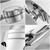L Round Chafing Stainless Steel Food Warmer with Glass Roll Top