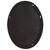 33" Gold Oval Framed Accent Mirror
