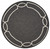7' Round Onyx Round Indoor Outdoor Area Rug