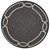 7' Round Onyx Round Indoor Outdoor Area Rug