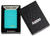 Zippo Flat Turquoise Base Model with Zippo Logo Windproof Lighter 