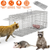 Humane Cat Trap Cage Catch Release Live Animal Rodent Cage 