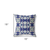 18"x18" Indigo Pink Zippered Suede Geometric Throw Pillow