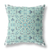 26 Aqua Geostar Indoor Outdoor Throw Pillow
