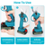 4 in 1 Cordless Pruning Shear and Electric Chainsaw 