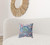 16" X 16" Sky Blue Geometric Indoor Outdoor Throw Pillow