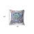 16" X 16" Sky Blue Geometric Indoor Outdoor Throw Pillow