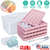 4 Packs Small Ice Cube Trays Mini Circle Ice Cube Tray 