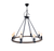 32" X 37" X 32" 8 Bulbs Rope Pendant Lamp