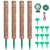 4Pcs Coco Coir Extendable Moss Pole 