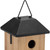 8" Brown Solid and Manufactured Wood Birds Garden Art