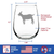Goat Silhouette Stemless Wine Glass - Farmhouse Goat Gifts