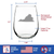 Virginia Outline Stemless Wine Glass - Virginian Gifts