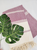 100% COTTON THROW BLANKET 40"X70"-Easy fold throw CHERRY