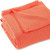 Queen Coral Cotton Waffle Weave Blanket