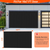 16*7FT Magnetic Thermal Insulated Garage Door Curtain