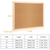 Notice Cork Board Double Sided Bulletin Board 