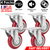 4 Packs 4In Swivel Caster Wheels Heavy Duty 