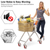 4 Packs 4In Swivel Caster Wheels Heavy Duty 