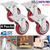 4 Packs 4In Swivel Caster Wheels Heavy Duty 