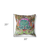 20"x20" Green Pink Blue Zippered Suede Geometric Throw Pillow