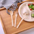 Disposable Wrapped Bamboo Cutlery Sets 