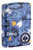 Zippo Pins & Aces Design Lighter + Double Torch Butane Insert Gift Combo Kit 