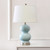 Lalia Home Dual Orb Table Lamp with Fabric Shade