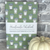Green Pumpkin Spice Pattern - A5 ish size - Staple Bound Journal - Handmade