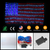 American Flag String Lights 390Pcs LED 