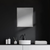 Rectangle Grey Accent Mirror With Driftwood Quality Frame