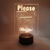 Please Hesitate LED Light | Funny Desk Lamp | Novelty Gift