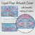 Liquid Art - Style 1 - Handmade Saddle Bound Notebook - A5-ish size