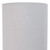 20" White Metal USB Table Lamp LED With Gray Drum Shade