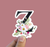 Spring Flower Z Vinyl Sticker